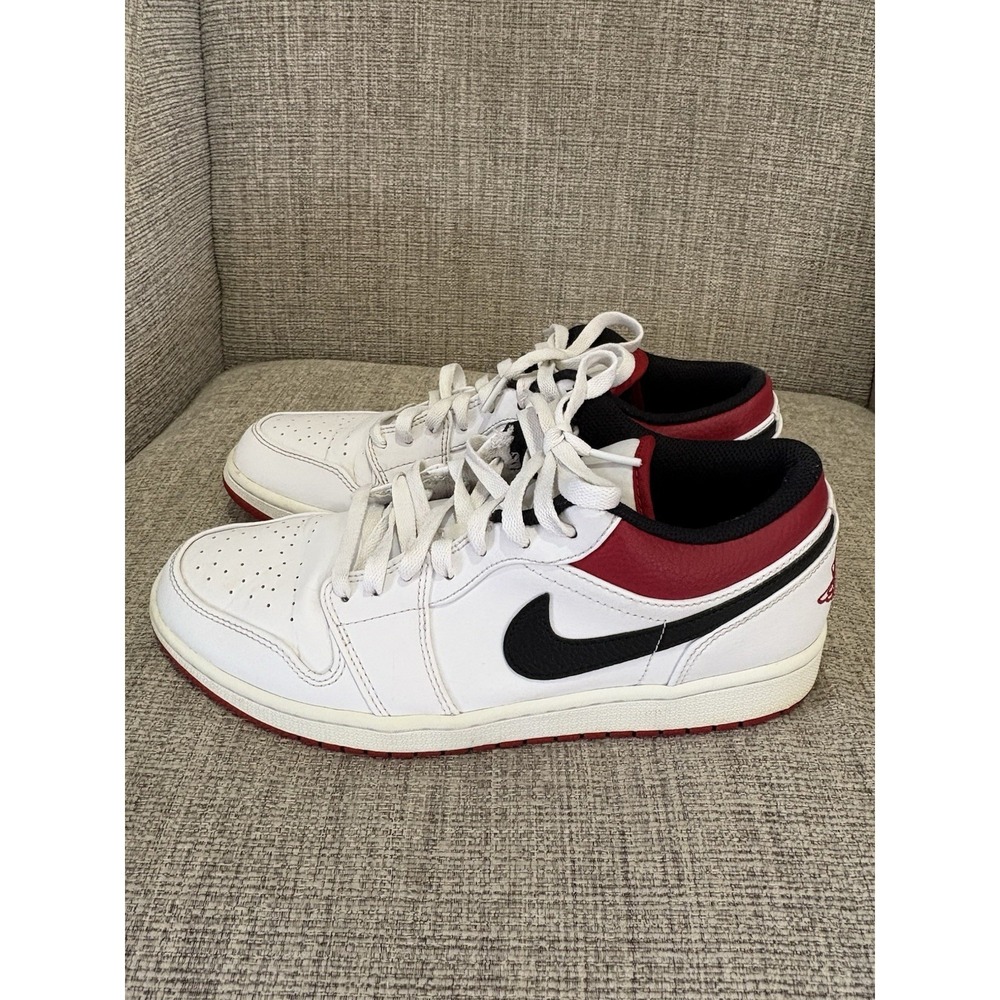 Men's Nike Air Jordan 1 White/Black/Red Size 9.5
